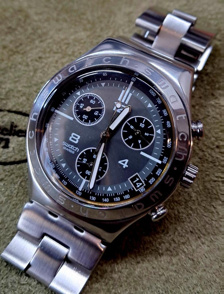 VERKOCHT. Swatch Irony Chrono - Zo goed als nieuw!, Ophalen of Verzenden, Zo goed als nieuw