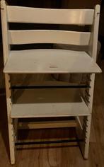 Stokke Tripp Trapp stoel wit, Ophalen, Gebruikt, Meegroeistoel