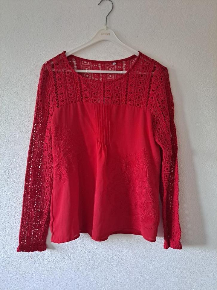 rode desigual tuniek maat m, Kleding | Dames, Blouses en Tunieken, Zo goed als nieuw, Maat 38/40 (M), Rood, Ophalen of Verzenden