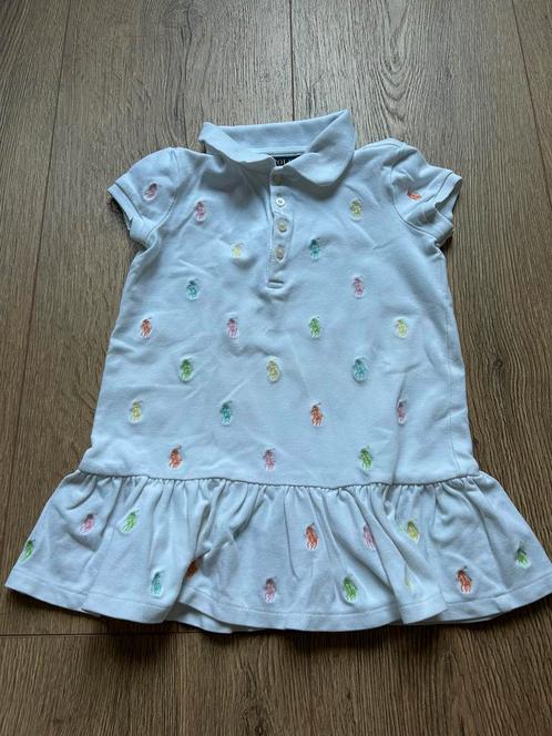 Polo Ralph Lauren polojurk met logoprint maat 3T, Kinderen en Baby's, Kinderkleding | Maat 104, Zo goed als nieuw, Meisje, Jurk of Rok