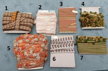 Diverse origineel vintage fournituren sierlint Lot 1 (SF17) beschikbaar voor biedingen