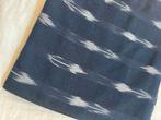 Handgeweven ikat stof (nieuw), Blauw, 120 cm of meer, Nieuw, Ophalen of Verzenden