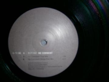 Refine – No Comment. 2001. Trance, Techno Trance beschikbaar voor biedingen