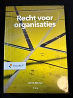 Robert Westra - Recht voor organisaties - 9789001747626, Boeken, Zo goed als nieuw, Robert Westra, Alpha, HBO