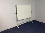 Verrijdbaar whiteboard, 150 x 120 cm. (hoogte 180 cm.), Ophalen, Gebruikt, Magneetbord