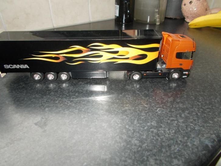 Scania 420 Tekno  apart model, Hobby en Vrije tijd, Modelauto's | 1:50, Zo goed als nieuw, Bus of Vrachtwagen, Tekno, Ophalen of Verzenden