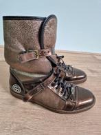 Sch141 - Bruine Gino B gevoerde laarzen maat 40 nwprijs €140, Kleding | Dames, Schoenen, Ophalen of Verzenden, Zo goed als nieuw