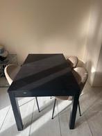 Ikea Bjursta Eettafel - Zwart - Uitschuifbaar, Ophalen, Gebruikt, 100 tot 150 cm, 200 cm of meer