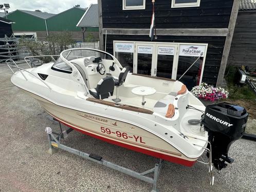 Quicksilver 620 Cruiser Mercury 115PK BJ2006 Zeer Netjes, Watersport en Boten, Vis- en Consoleboten, Zo goed als nieuw, 6 meter of meer