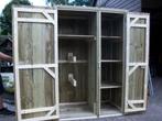Dubbele zadelkast van geimpregneerd hout, Dieren en Toebehoren, Ophalen, Nieuw, Dressuur