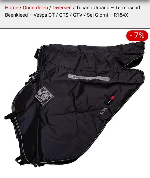 Tucano Urbano  Beenkleed – Vespa GT / GTS / GTV, Motoren, Onderdelen | Overige, Gebruikt, Ophalen of Verzenden