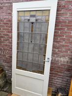 Deur met glas in lood, Ophalen, Gebruikt, 80 tot 100 cm, Binnendeur