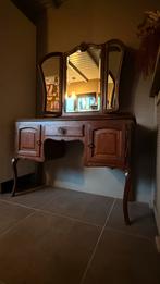 Oude Anna Queen Kaptafel met spiegel, Ophalen, Gebruikt, 100 tot 150 cm, 150 tot 200 cm