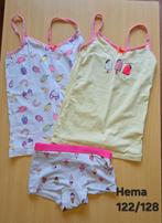 Hema ondergoed 122/128, Nacht- of Onderkleding, Meisje, Ophalen of Verzenden, Zo goed als nieuw