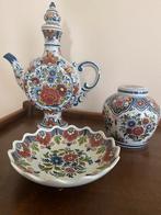 Te koop 3 delige set Delfts aardewerk, Antiek en Kunst, Ophalen of Verzenden