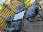 Fontein lounge set plus hartman verstelbare tafel, Ophalen, 6 zitplaatsen, Aluminium, Zo goed als nieuw