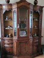 Antieke massief noten houten kast, Huis en Inrichting, Kasten | Buffetkasten, Ophalen, 200 cm of meer, 150 tot 200 cm, Zo goed als nieuw