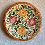 Italiaans Wandbord met Bloemen, Ophalen of Verzenden, Zo goed als nieuw