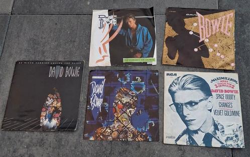 David Bowie Singles - Lets Dance, Space Oddity etc., Cd's en Dvd's, Vinyl Singles, Zo goed als nieuw, Single, Pop, 7 inch, Ophalen of Verzenden