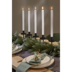 Lifestyle kerst tafelkandelaar waxine kaarsstandaard 3x, Ophalen, Overige materialen, 25 tot 50 cm, Zwart