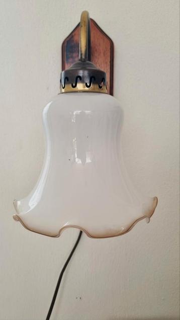 Vintage Wandlamp Jaren '50 beschikbaar voor biedingen