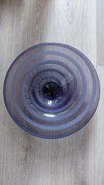Paarse decoratieve schaal, Huis en Inrichting, Woonaccessoires | Vazen, Ophalen, Overige kleuren, Minder dan 50 cm, Glas