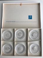 originele set kristallen onderzetters  Furstenberg, Ophalen of Verzenden, Glas of Kopje