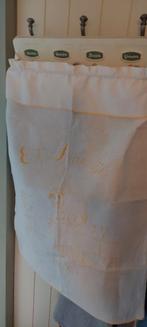 OUD EMAILLE BRABANTIA HANDDOEKEN-REK MET DOEK, Ophalen of Verzenden