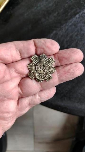 Originele Ww2 Officier forage capbadge 4th/5th Royal Scots. beschikbaar voor biedingen