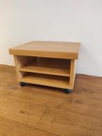 Ikea TV meubel/tafeltje berkenfineer op wieltjes, Huis en Inrichting, Kasten | Televisiemeubels, Ophalen, Gebruikt, 50 tot 100 cm