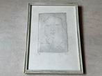 Ets portret dame gesign Dries 2/25 naar Matisse uit 1954, Verzenden