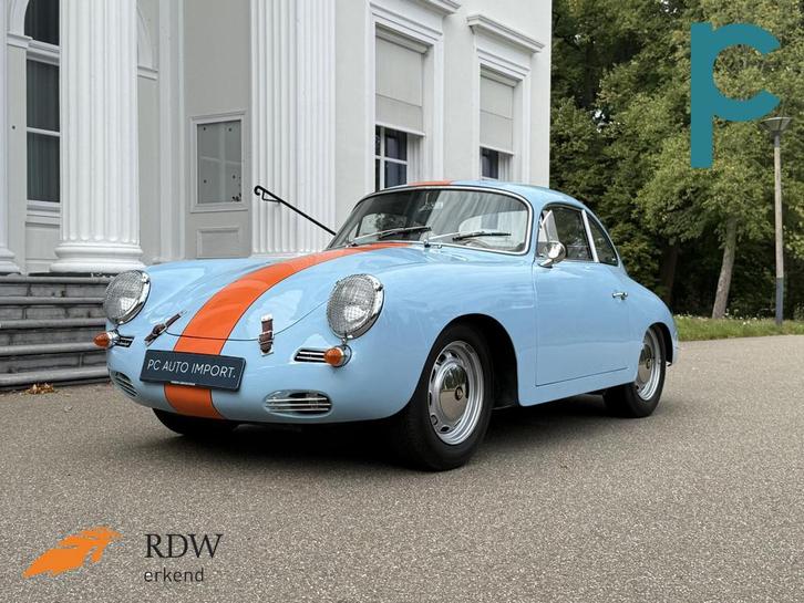 Porsche 356 C Gulf Livery *body-off restoration* Classic, Auto's, Porsche, Bedrijf, Te koop, Benzine, Coupé, Handgeschakeld, Origineel Nederlands
