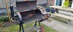 Intratuin houtskool bbq met rookoven Texas grill Houston, Tuin en Terras, Houtskoolbarbecues, Intratuin, Gebruikt, Ophalen