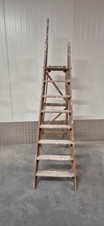 Houten Trap - Vintage Look, Doe-het-zelf en Verbouw, Ladders en Trappen, Ophalen, Gebruikt, Trap, Minder dan 2 meter
