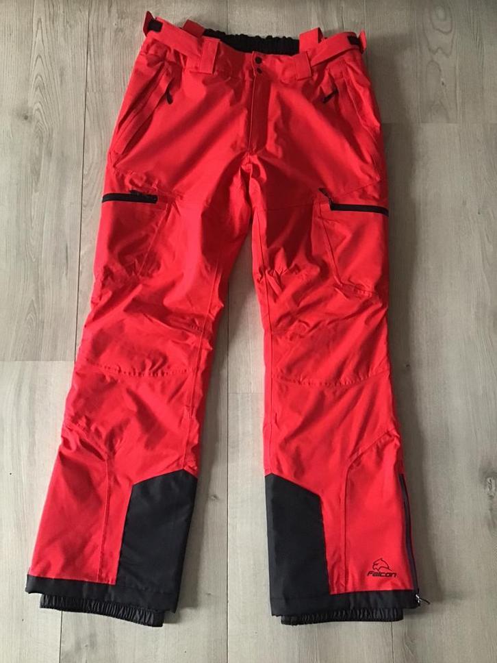 Nieuwe rode Falcon heren skibroek maat 52 = broekmaat 32-34, Kleding | Heren, Wintersportkleding, Zo goed als nieuw, Broek, Maat 52/54 (L)