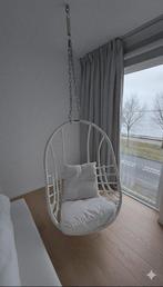 Sissy boy egg chair - hangstoel, Ophalen, Wit, Riet of Rotan, Zo goed als nieuw