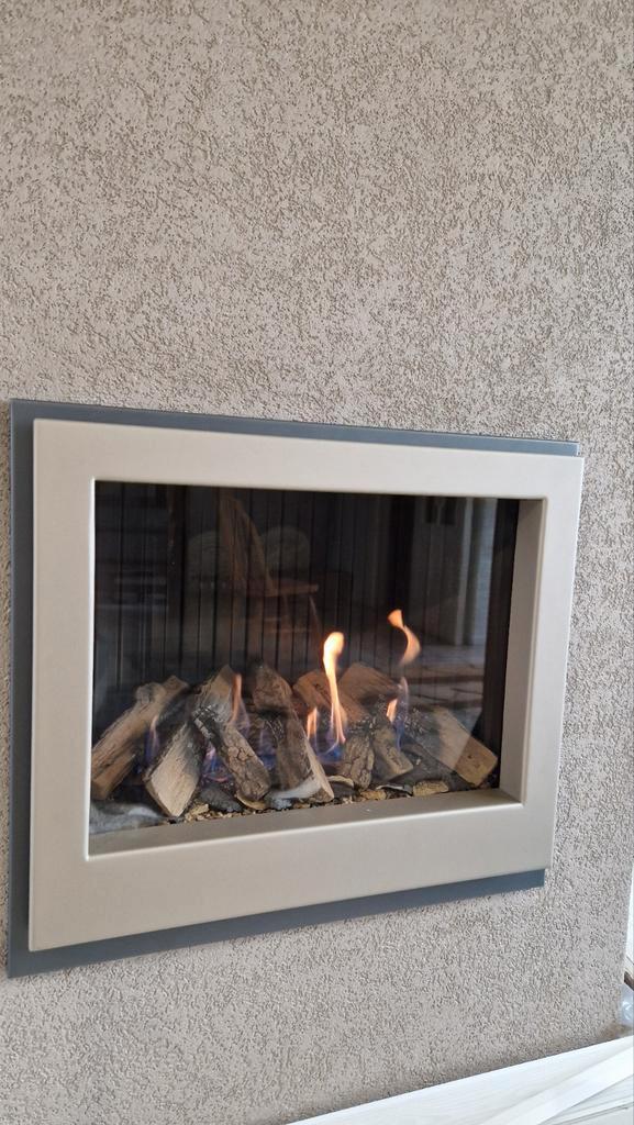 Gashaard, inclusief afstandbediening Mertik Maxitrol, Huis en Inrichting, Haarden, Zo goed als nieuw, Gashaard, Ophalen