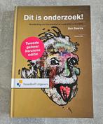 B. Baarda - Dit is onderzoek!, Ophalen of Verzenden, B. Baarda, Management, Zo goed als nieuw
