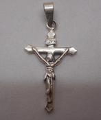 Zilveren kruis hanger nr.1304, Verzenden, Zo goed als nieuw, Kruis of Symbool, Zilver