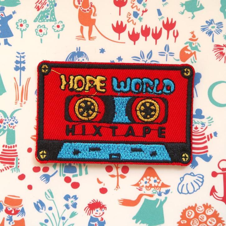 BTS J-Hope Hixtape cassette patch badge opstrijkplaatje, Hobby en Vrije tijd, Kledingapplicaties en Hotfix, Nieuw, Overige applicaties