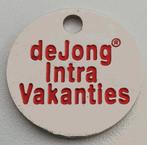 Winkelwagenmuntje Reisorganisatie De Jong Intra Vakanties, Ophalen of Verzenden