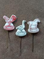 3 speldjes Zeeuws meisje
Margarine - Gans,paard,haan, Verzamelen, Speldjes, Pins en Buttons, Ophalen of Verzenden, Gebruikt