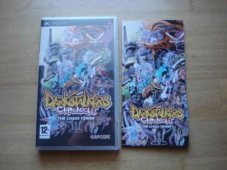 Darkstalkers chronicles the chaos tower psp, Spelcomputers en Games, Games | Sony PlayStation Portable, Zo goed als nieuw, Racen en Vliegen