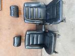 W124 Mercedes voorstoelen in zwart leder, Auto-onderdelen, Interieur en Bekleding, Ophalen, Gebruikt