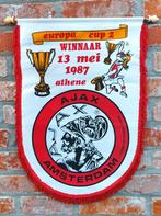 Ajax Amsterdam afc 1987 prachtige vintage vaan, Ophalen of Verzenden, Zo goed als nieuw, Buitenlandse clubs, Vaantje of Sjaal