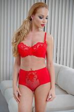 Valea Luxe Beugelbeha Kanten Beha Lingerie Grace Big (890), Valea, Ophalen of Verzenden, Rood, BH