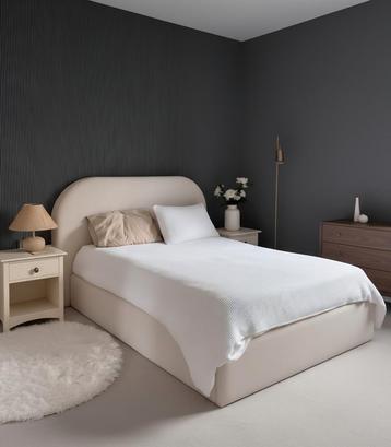 Luxe Ronde hoofdbord boxspring bed, opmaat!|eigen productie  beschikbaar voor biedingen