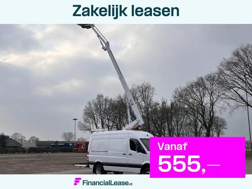 Mercedes-Benz Sprinter 516 160pk Hoogwerker 13 meter Euro 6, Auto's, Bestelauto's, Bedrijf, Lease, Financial lease, ABS, Airbags