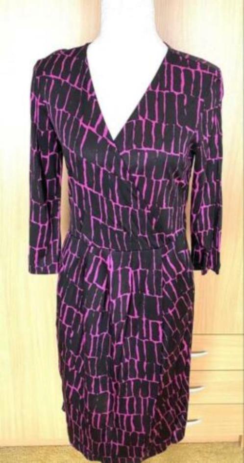 Jaeger jurk maat 38 [v], Kleding | Dames, Jurken, Zo goed als nieuw, Maat 38/40 (M), Zwart, Onder de knie, Ophalen of Verzenden