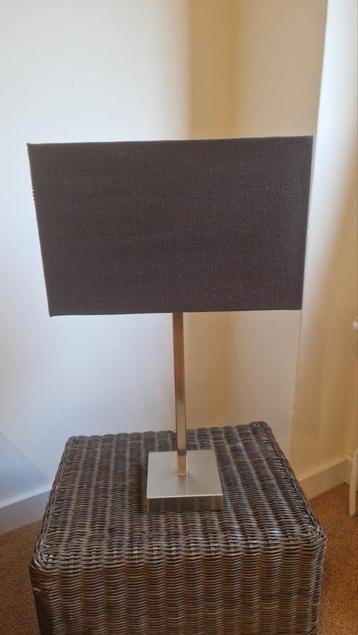 Tafellamp RVS Frame & Stoffen Kap beschikbaar voor biedingen